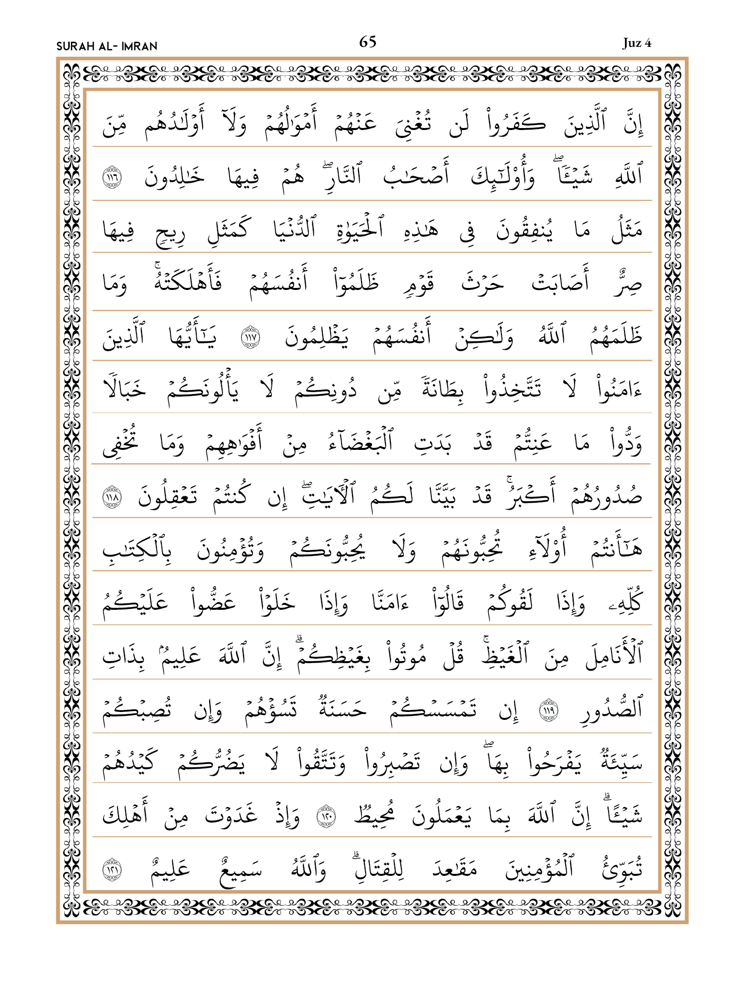 Quran Page 65